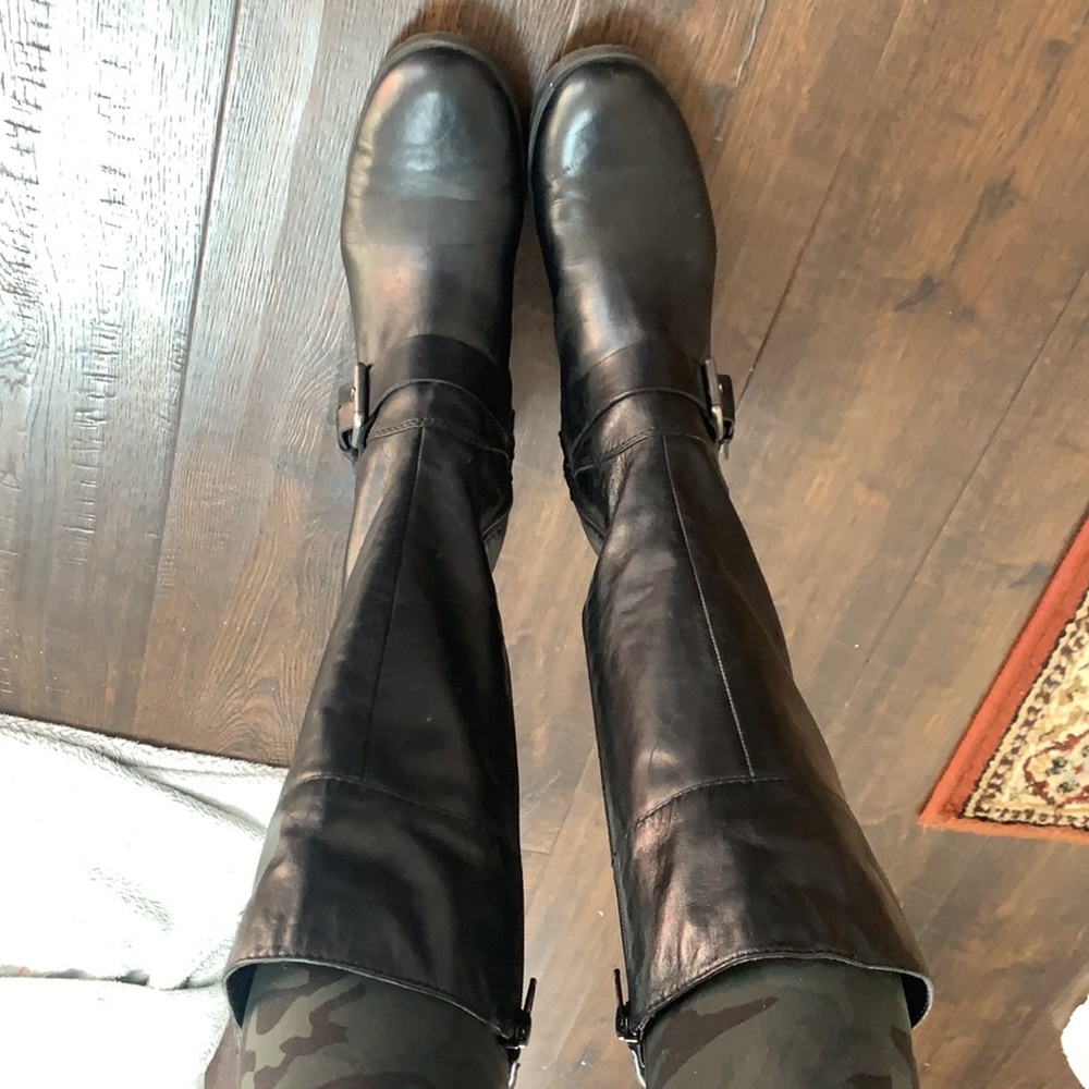 Nine West tall black boot - Picture 2 of 7